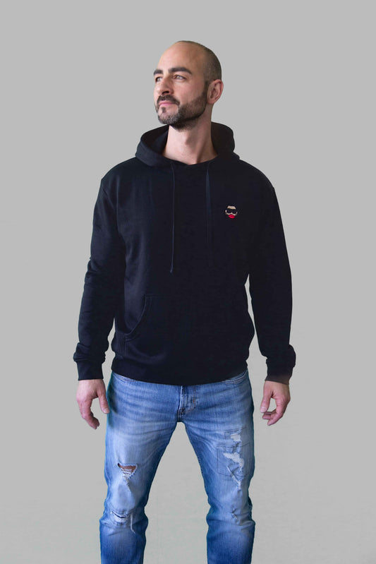 Hoodie Herr Glööckler Männer Sticklogo